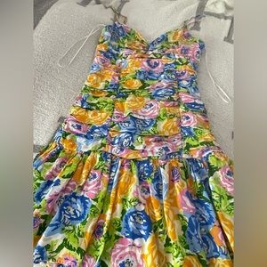 Floral size small zara dress